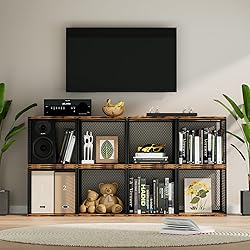 Ksuefao Cube Storage Organizer, Small Bookshelf
