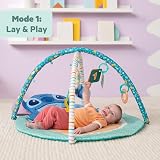 Bright Starts Disney Baby Stitch Activity Gym with Tummy Time Pillow view 3