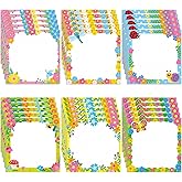 30 Pack 600 Sheets Spring Flower Sticky Notes Floral Notepads Notes for Spring Tea Birthday Party Holiday Appreciation Gift (Spring)