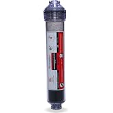LiquaGen - 10" Alkaline + Catalytic Carbon High Purity pH+ Calcium Carbonate Inline Filter Kit For Reverse Osmosis Under Sink Water Filter Systems (Stage 5) | USA MADE