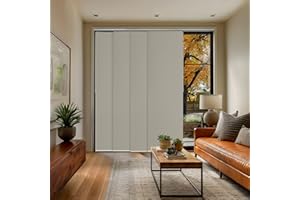 CHICOLOGY Blinds for Sliding Glass Doors, Temporary Wall, Closet Curtain, Room Door, Room Divider, Vertical Blinds, Door Blin