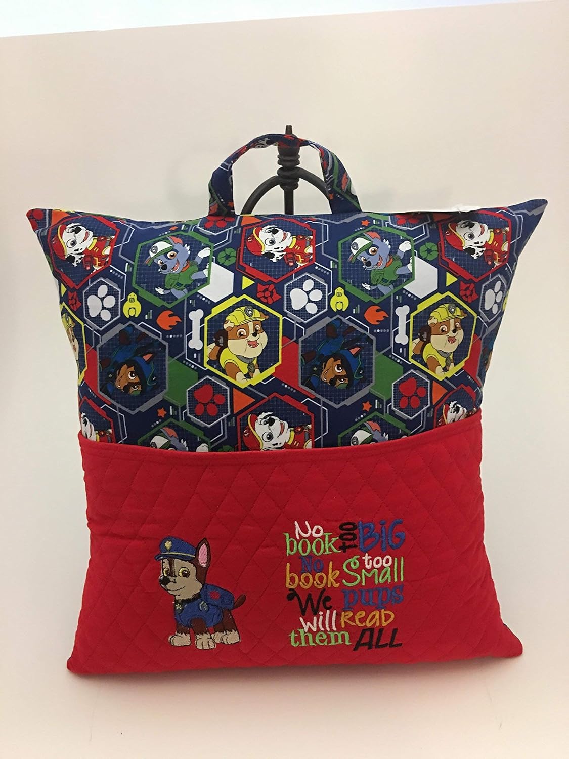Amazon Com Book Reading Pillow Handmade