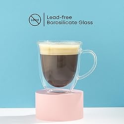 JoyJolt Serene Double Walled Insulated Glasses