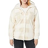 Amazon Essentials Women's Oversized Teddy Sherpa Shirt Jacket (Previously Goodthreads)
