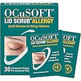 OCuSOFT Lid Scrub Allergy - Limpiador de párpados 30CT
