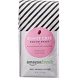 AmazonFresh Donut Cafe Ground Coffee, Medium Roast, 12 Ounce (Pack of 1)