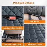 JOEJOY Dog Car Seat Cover Waterproof Backseat Protector Non-Slip Universal Fit view 3