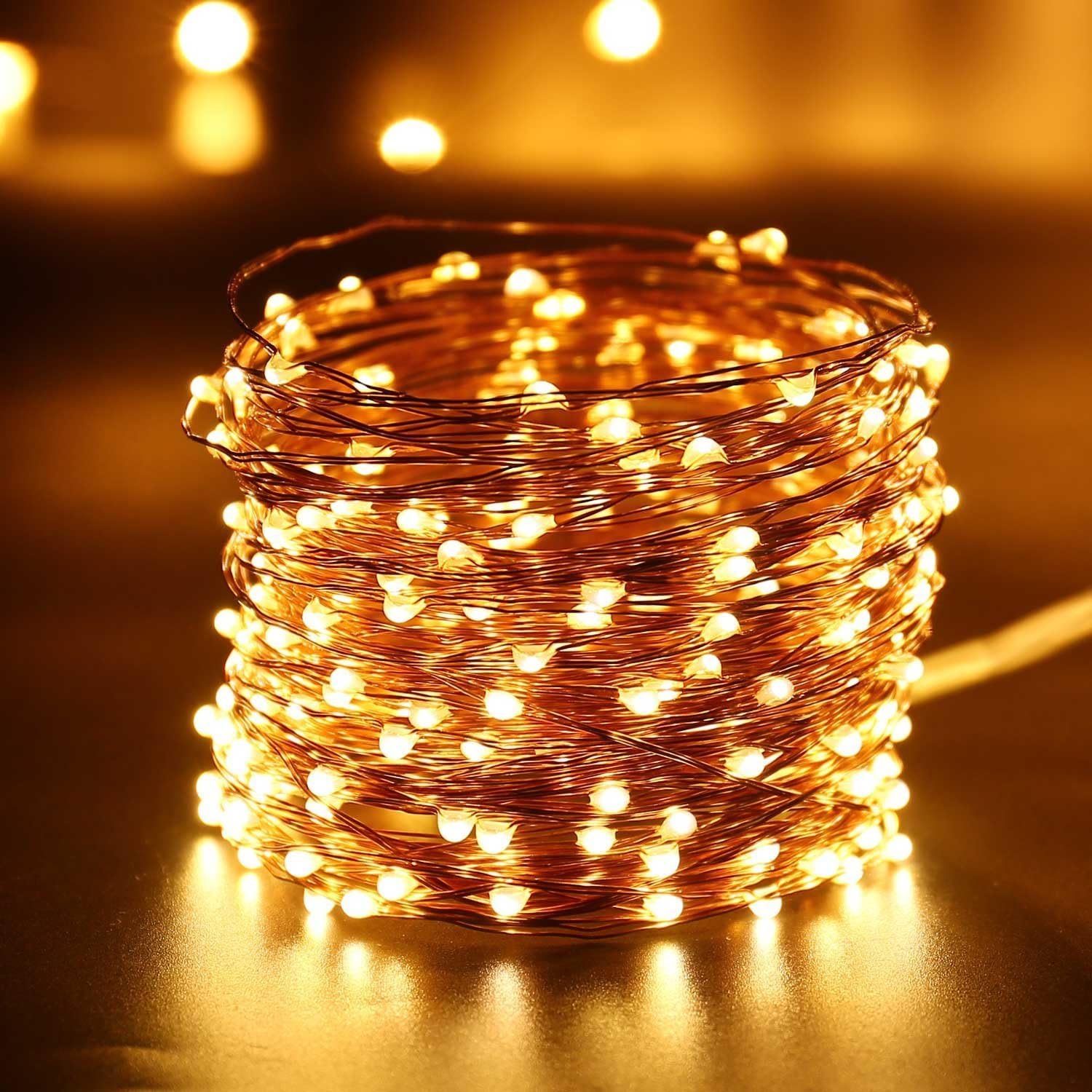 Tuokay Solar Garden Lights 22m 200 LED 8 Twinkling Modes Copper Wire Fairy Lights - Image 4