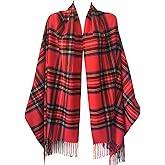 NY GOLDEN FASHION Women Oversized Scottish Clan Tartan Plaid Cashmere Feel Shawl Wrap Winter Scarf