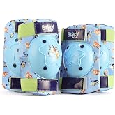 Kids Elbow and Knee Pads, Protective Gear Set, Adjustable Straps