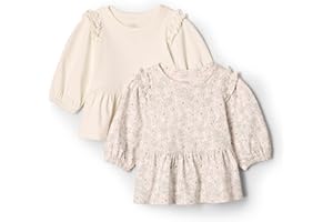 �鶹�� Essentials Baby-Girls 3/4 Sleeve Knit Top