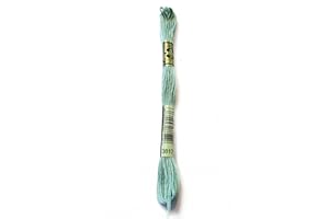 DMC 117-3817 Mouline Stranded Cotton Six Strand Embroidery Floss Thread, Light Celadon Green, 8.7-Yard