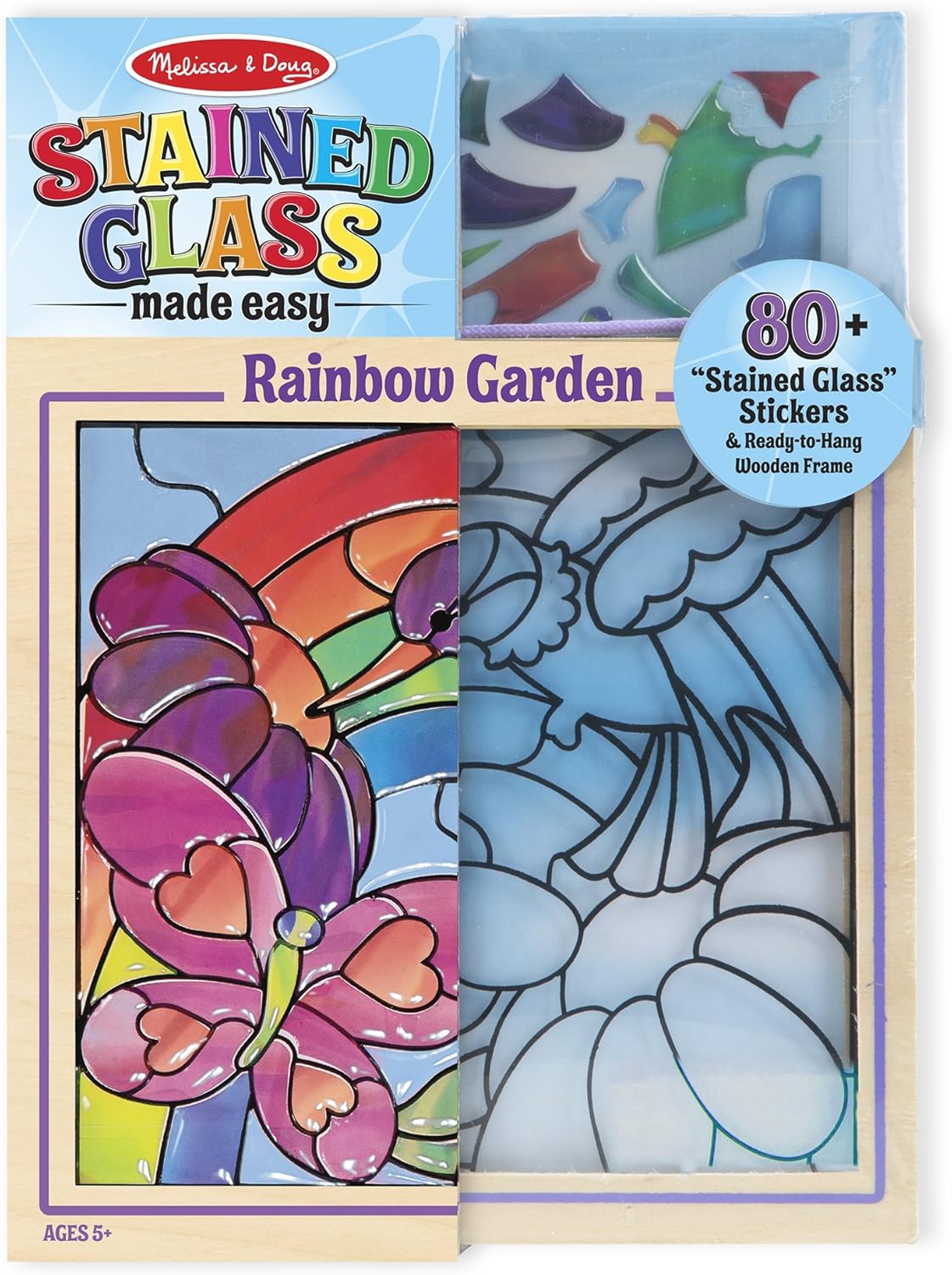melissa and doug peel and press stained glass