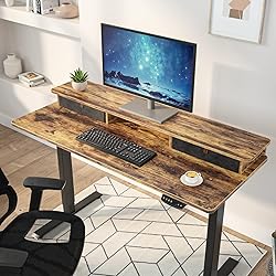 FEZIBO 55 x 24 Inch Whole-Piece Height Adjustable