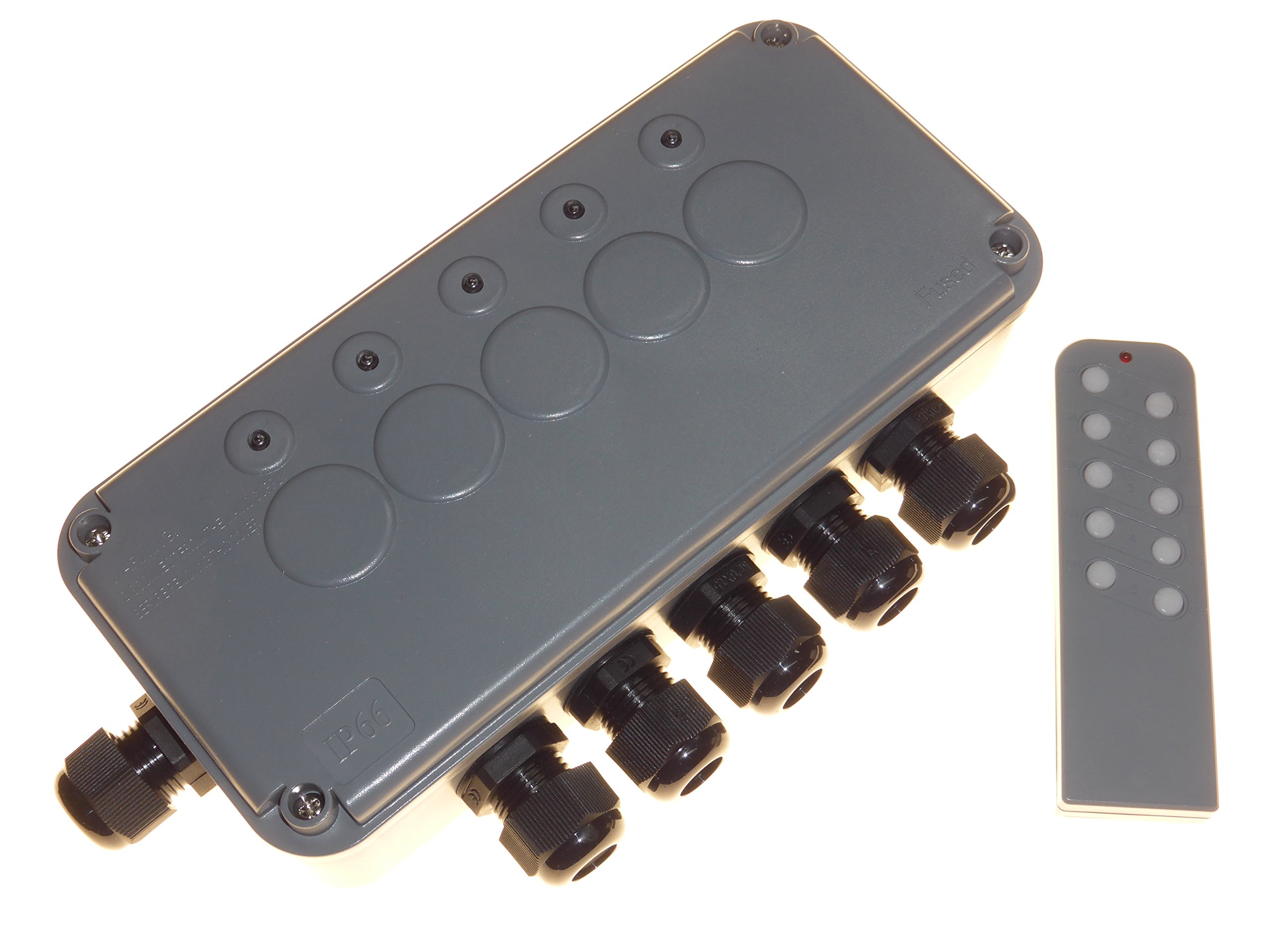 Knightsbridge Outdoor IP665G IP66 5G Remote Switch Box, 230 V, Grey