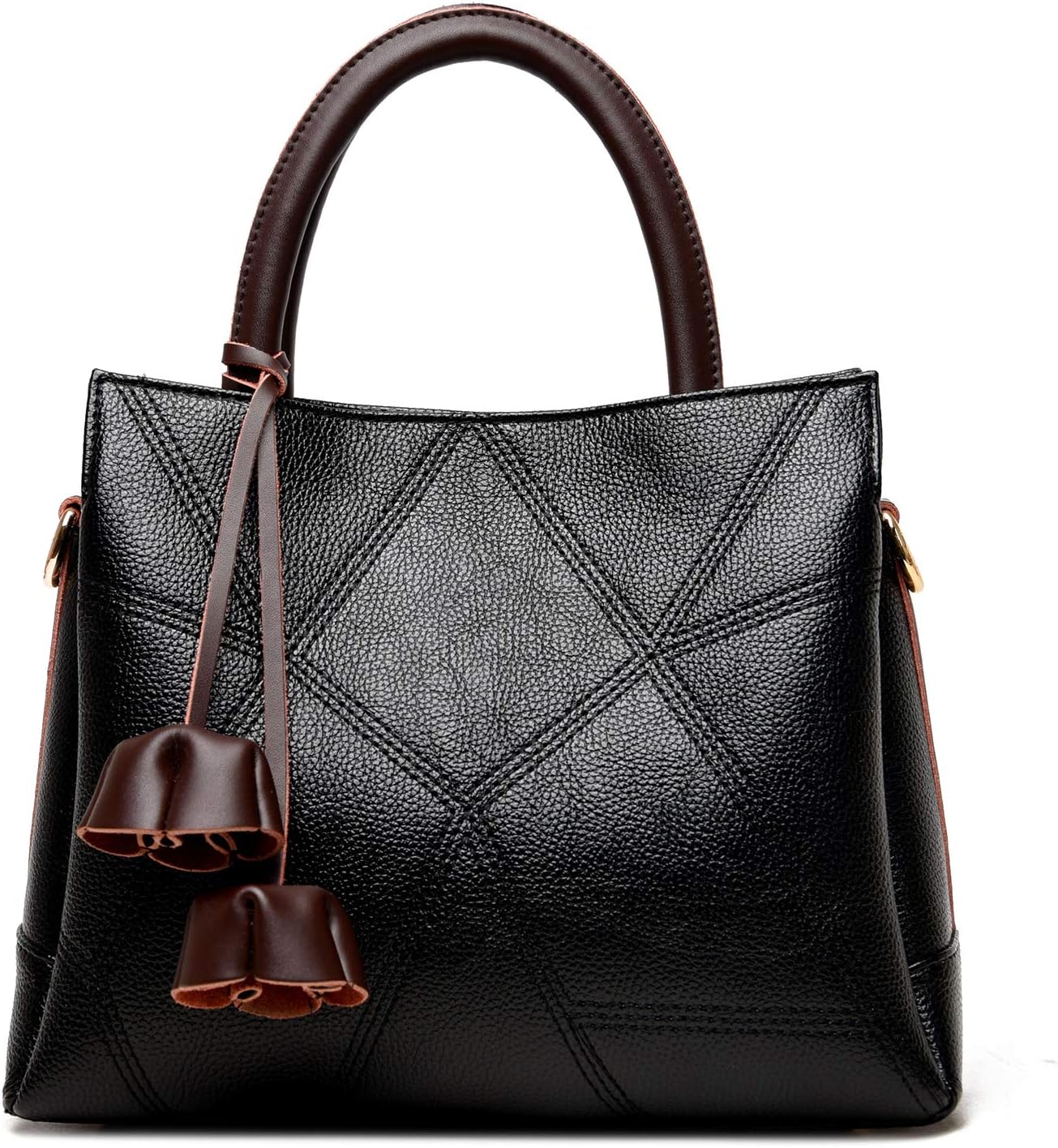 Fashion Handbag, Handbag for Women Satchel Purse, PU Leather,Black