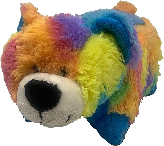 Amazon Com Pillow Pets Dream Lite Peace Bear Home Kitchen