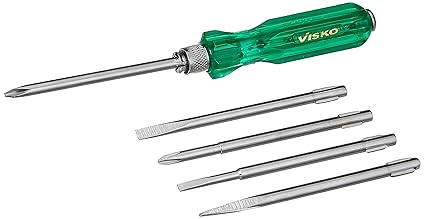 Visko Tools 101 Screwdriver Kit (Red, 6-Pieces)