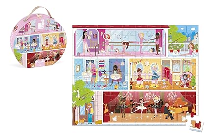 Janod Dance Academy Hat Box Puzzle (100 Piece)