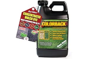 COLORBACK Mulch Liquid Color Concentrate, 2,400 Square Feet Coverage, 1/2-Gallon, Green Grass