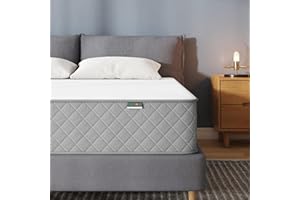 PurrJoys Mattress Queen Size, 10 Inch Hybrid Memory Foam Firm Queen Mattress Size with Hybrid Mattresses in a Box Pressure Re