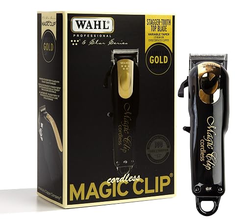 Wahl Professional 5 Star Limited Edition Gold Cordless Magic Clip