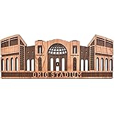 Inspired Indigo The Ohio State University Buckeyes, Ohio Stadium Wall Art, NCAA Football Decor Memorabilia for Man Cave, Home Bar, Game Room, Dorm, Office, Apartment, Officially Licensed, Large Size