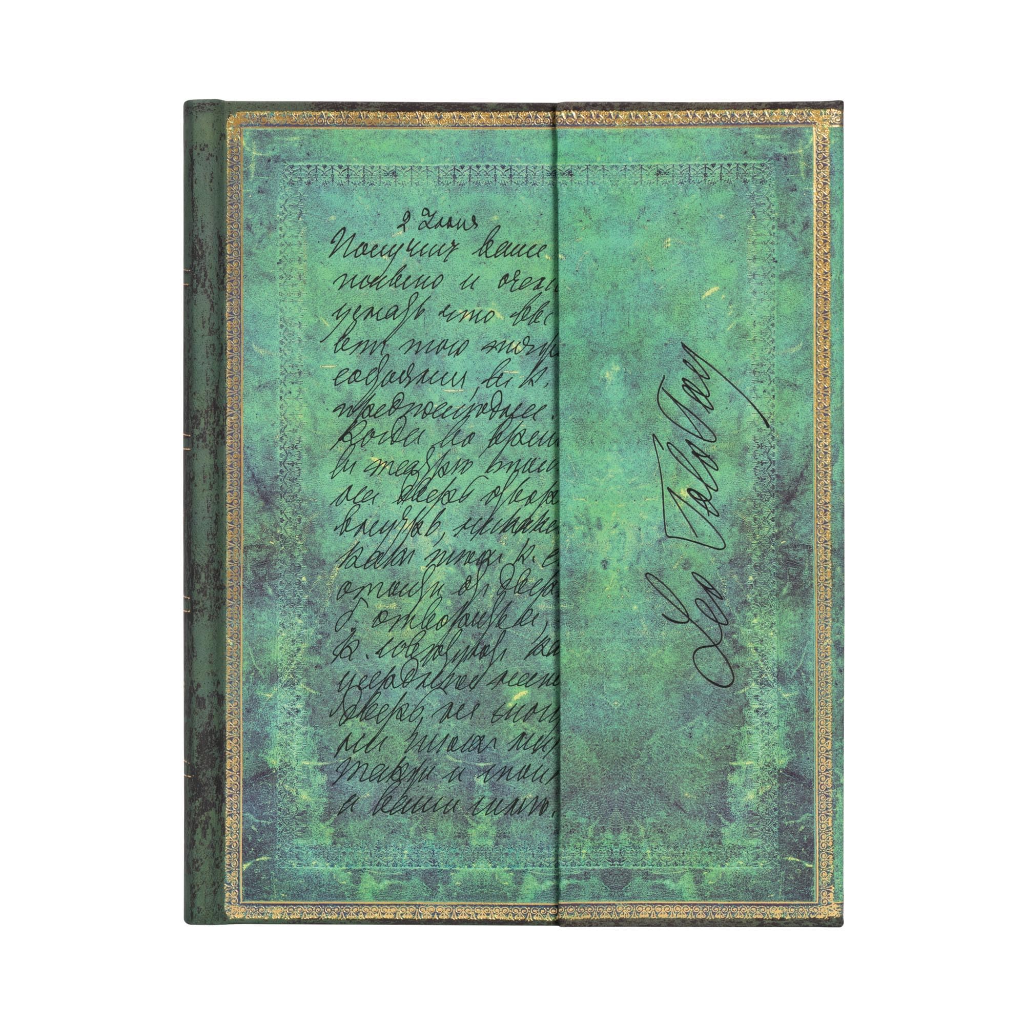 Paperblanks Hardcover Journal Tolstoy, Letter of Peace | Lined | Ultra (180 × 230 mm)