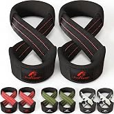 Trend Changer Figure 8 Lifting Strap Padded Deadlift Straps Heavy Duty Weight Lifting Straps Strongman Axle Bar Straps Weightlifting Wrist Wraps