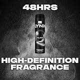 Lynx Black Aerosol Anti Perspirant Deodorant XL 200ml Masculine Aromatic view 4
