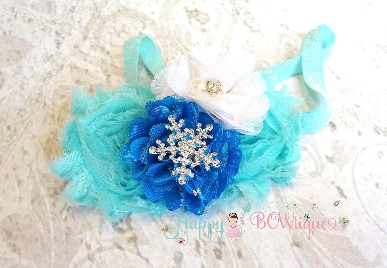snowflake headband baby