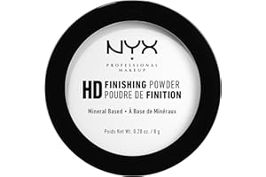 NYX PROFESSIONAL MAKEUP HD Finishing Powder, Pressed Setting Powder - Translucent