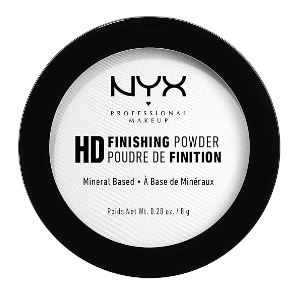 NYX PROFESSIONAL MAKEUP HD FINISHING POWDER, PRESSED SETTING POWDER – TRANSLUCENT