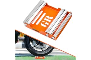 Grand Pitstop Motorcycle Wheel Cleaning Stand - Paddock Stand Replacement - Wheel Roller Stand for tire Cleaning & Chain Lubrication - GRoller Medium (Bikes < 485 lb & Tyre Width <180 mm)