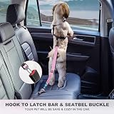 IOKHEIRA Dog Seat Belt Car Harness ISOFIX LATCH Safety Orange view 7
