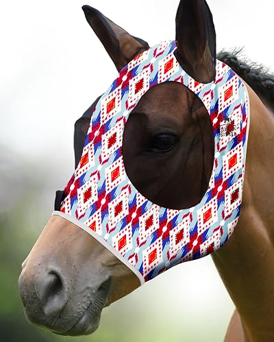 Harrison Howard Elasticity Horse Fly Mask with UV Protection