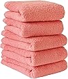 hiorie(ヒオリエ) 日本製 ホテルスタイルタオル フェイスタオル 5枚セット アプリコット(選べる18色) 瞬間吸水