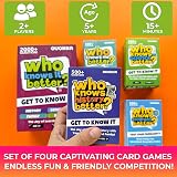 QUOKKA Card Games For Kids 4 SET Who Knows Me Better History Geography Science view 2