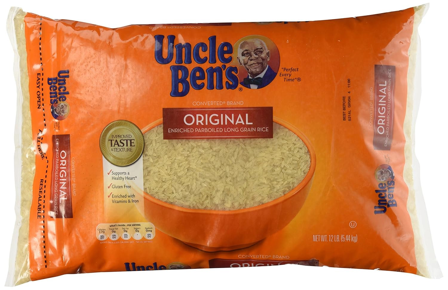 Uncle Ben's Original Long Grain Rice 12 Pound bag eBay