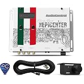 AudioControl The EPICENTER Mexico Bass Restoration Processor (White) | Digital bass booster enhancer, OEM &amp; aftermarket car audio system upgrade, remote control knob, PFM subsonic filter