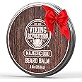 Viking Revolution Majestic Oud Beard Balm - Beard Butter with Argan Oil, Beard Softener for Men with Jojoba Oil - Beard Moisturizer for Men with Beeswax - Beard Wax for Men (2oz, 1 Pack)