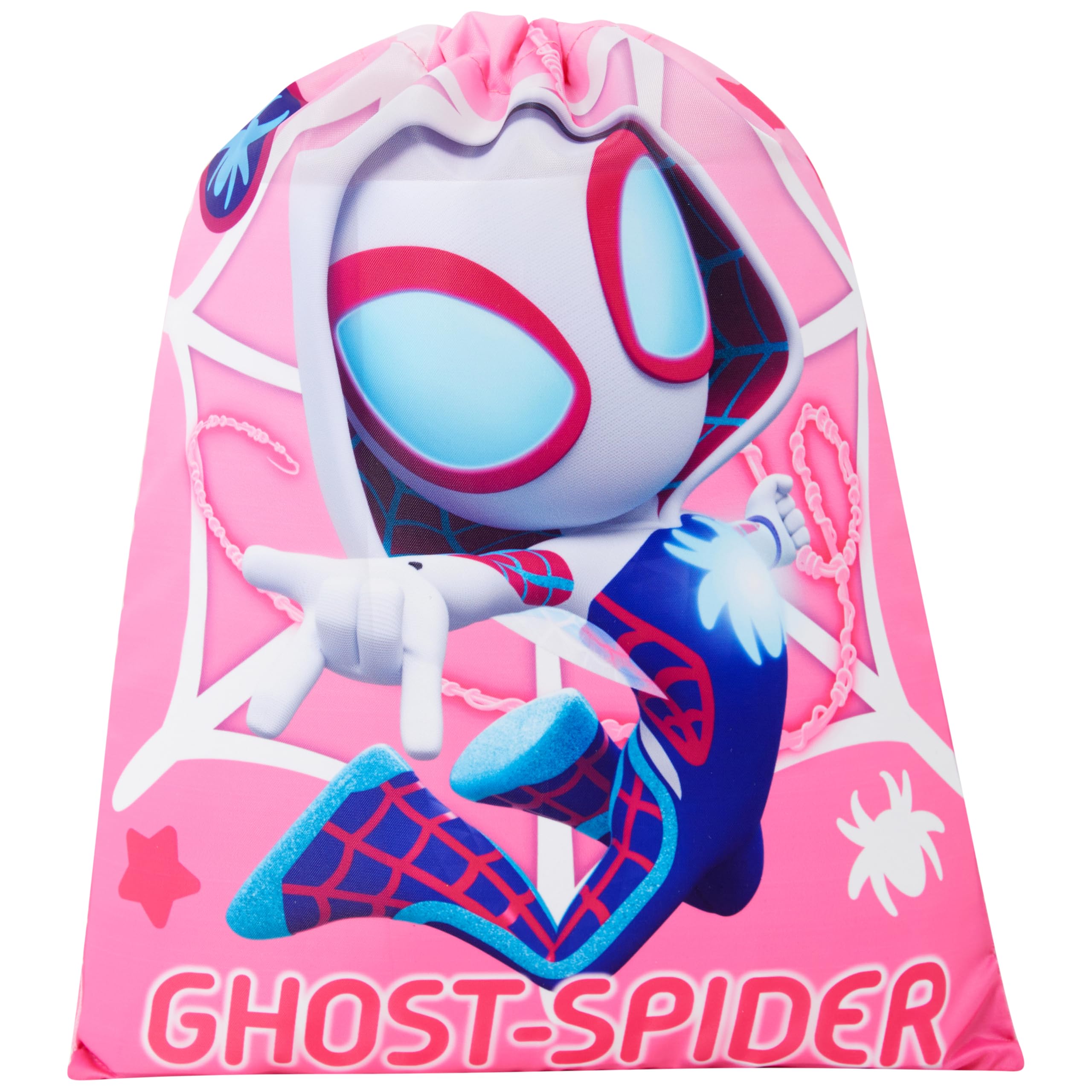 Ghost-Spider Spidey & Friends Drawstring Bag School PE Trainer Swim Bag