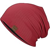 Slouchy Beanie for Men Women Soft Lightweight Running Beanie Hat Chemo Cap Skull Cap