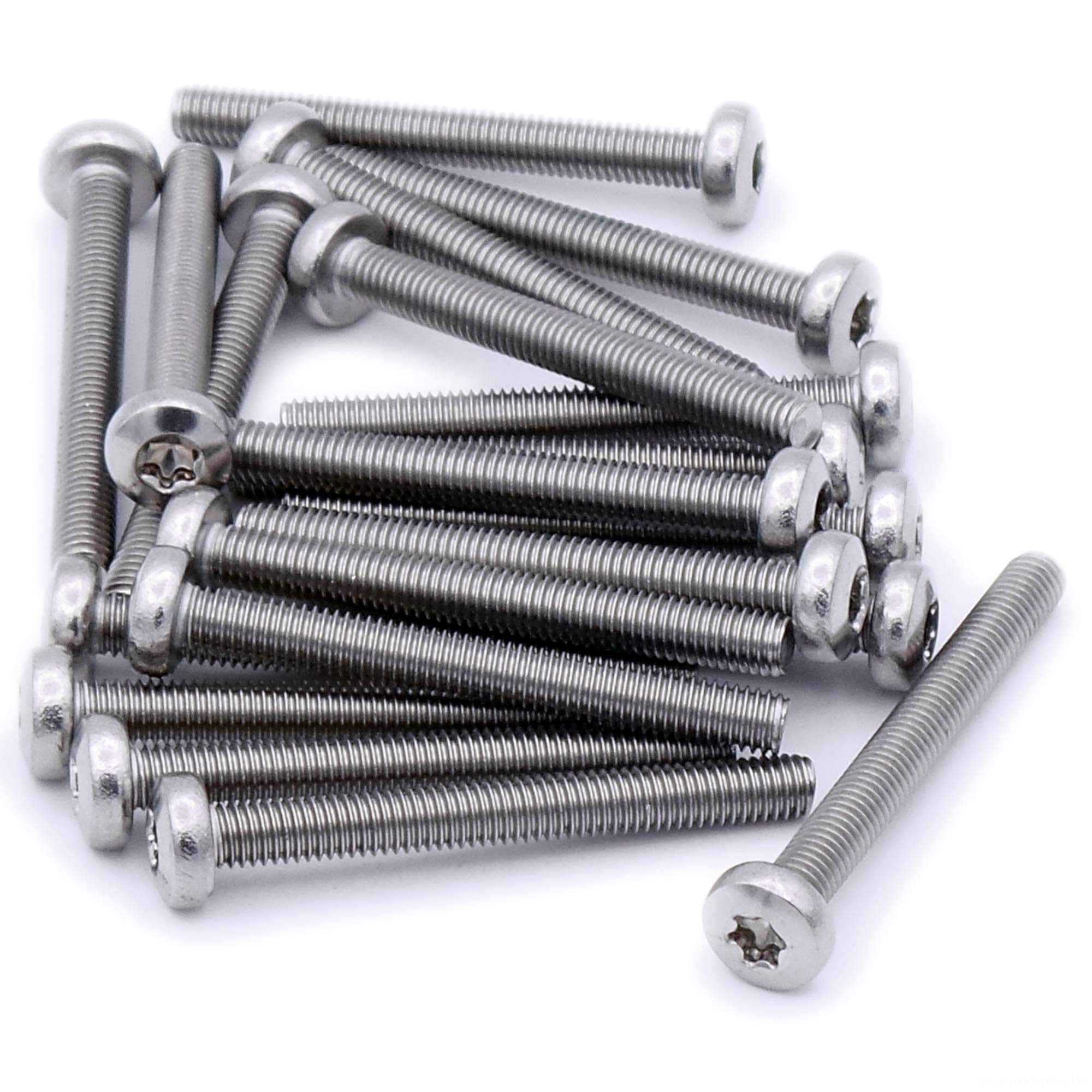 M8 (8mm x 16mm) TX Pan Machine Screw (Bolt) - Stainless Steel (A2) (Pack of 10)