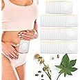 54Pcs Disposable Castor Oil Pack Wrap Patches Belly Button, Highly Absorbent Self-Adhesive Organic Cotton Castor Oil Packs Wrap, Easy to Use, Anti-Seepage(Oil Not Included)