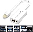 Sabrent Mini DisplayPort (Thunderbolt 2) to HDMI Adapter [4K Support Gold Plated] (DA-MDHA)