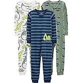 Simple Joys by Carter's baby-boys 3-pack Snug Fit Footless Cotton Pajamas