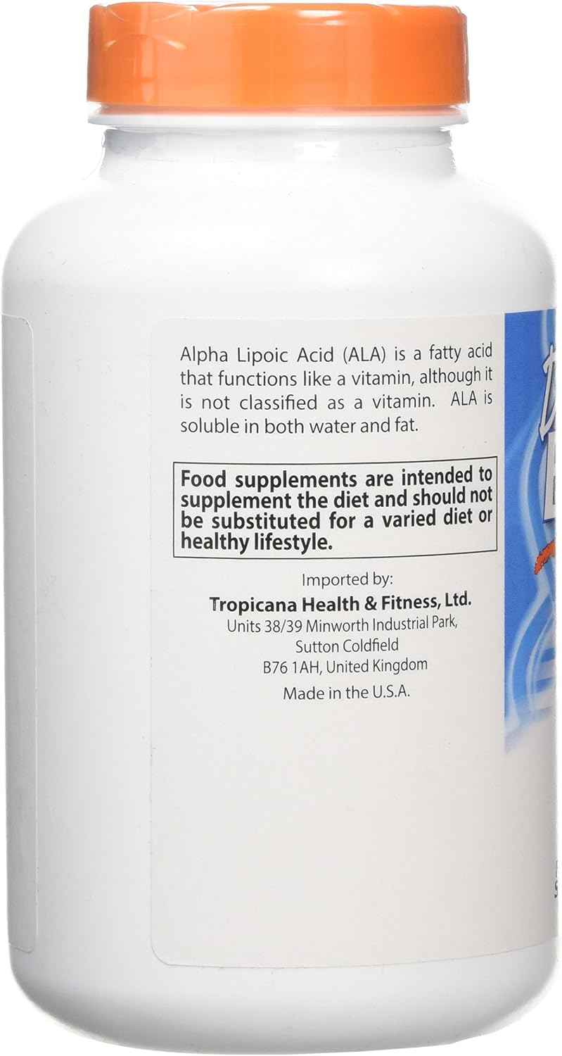 Doctor's Best 600 mg Alpha Lipoic Acid Capsules - Pack of 180, No Color, 180 count (Pack of 1) - Image 3