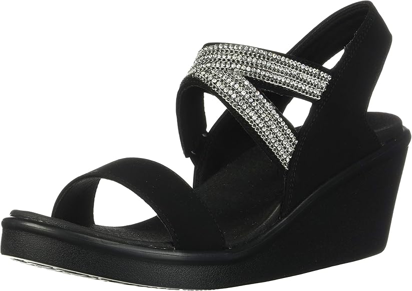 skechers wedge sandals amazon