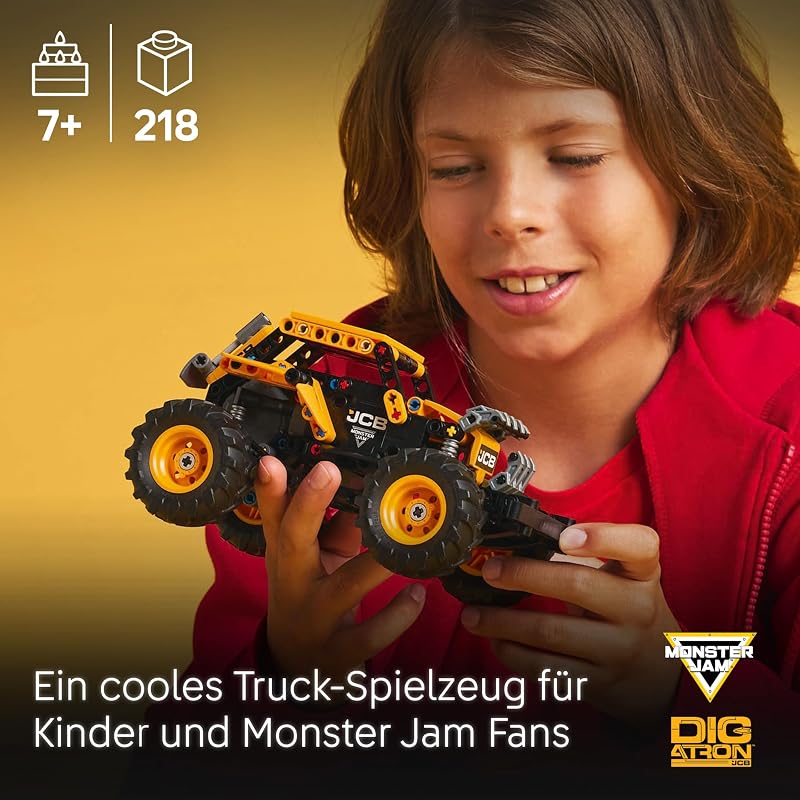 Technic Monster Jam DIGatron, Monstertruck Spielset für Kinder, Bauspielzeug für Kinder, Jungen und Mädchen ab 7 Jahren, Geschenkideen für Fans von Monstertrucks und Motorsport 42199